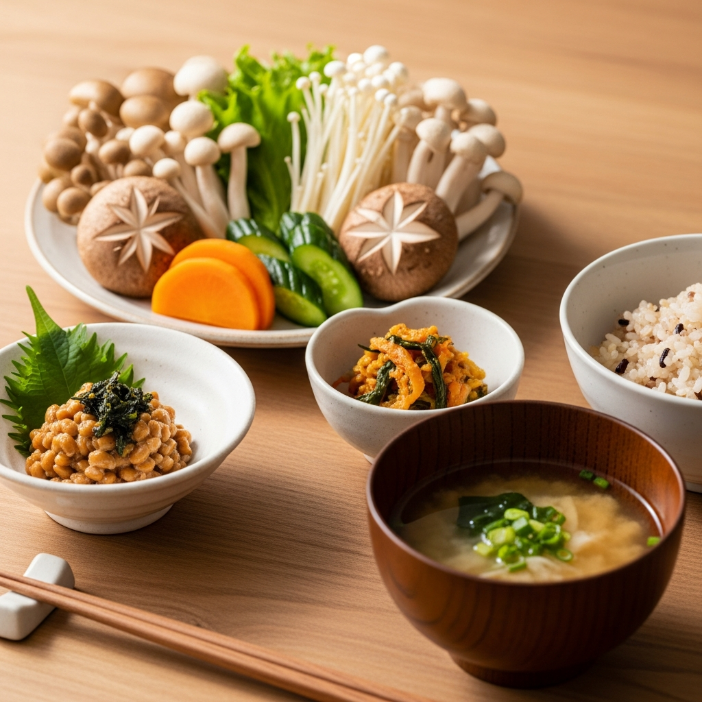 血糖値コントロールに菌活：発酵食品ときのこの科学的アプローチ